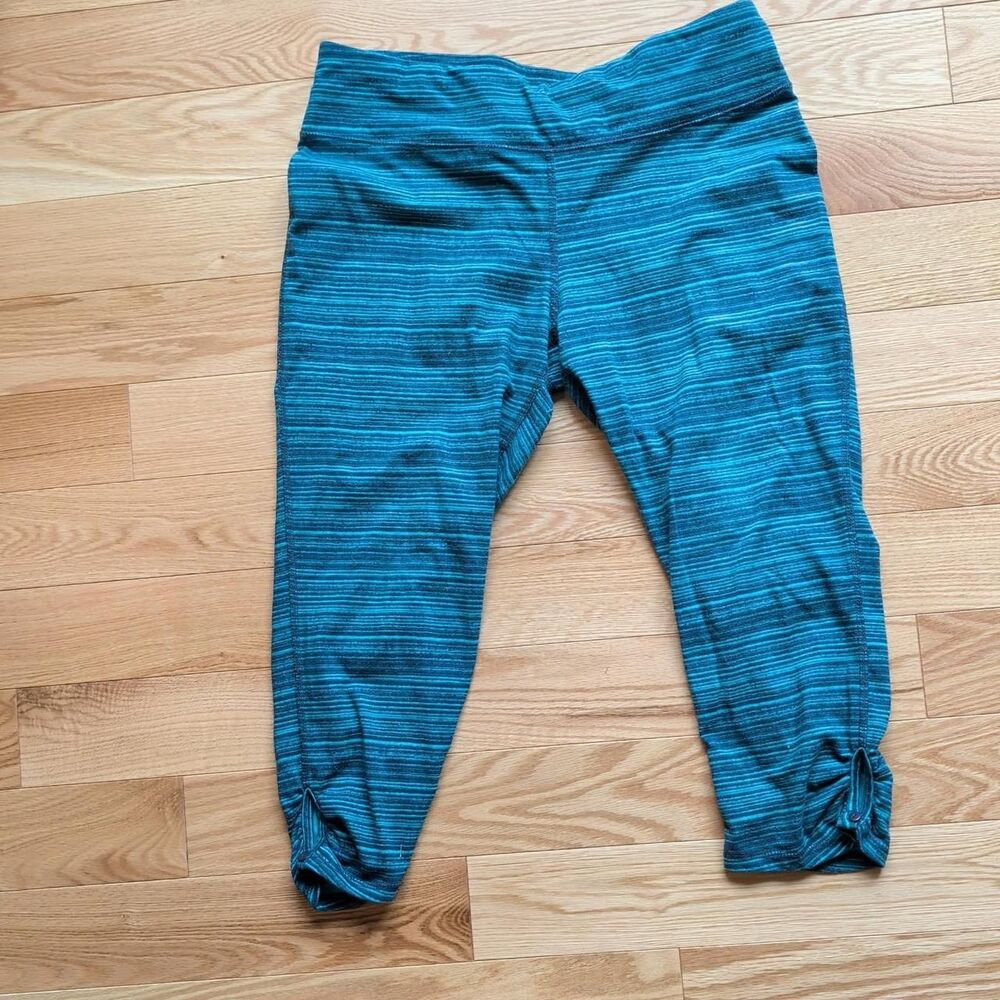 Tek-gear Women's Blue and Green Leggings